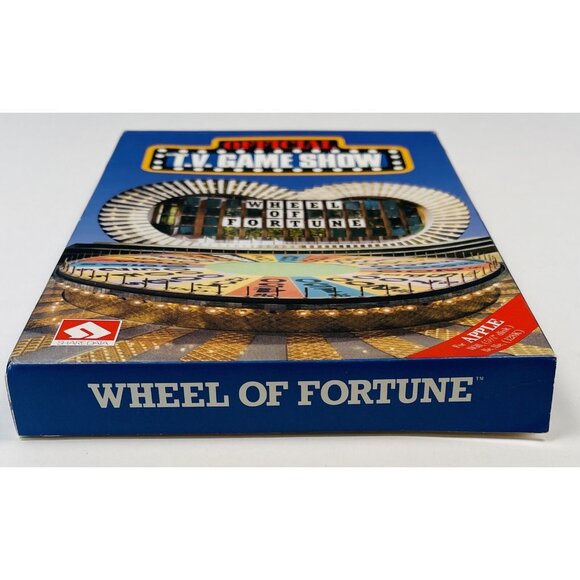 VTG 1987 Sharedata WHEEL OF FORTUNE Apple Game BOX & INSTRUCTIONS ONLY *No Disk* - Picture 5 of 6